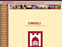 Tablet Screenshot of cingoli.eu